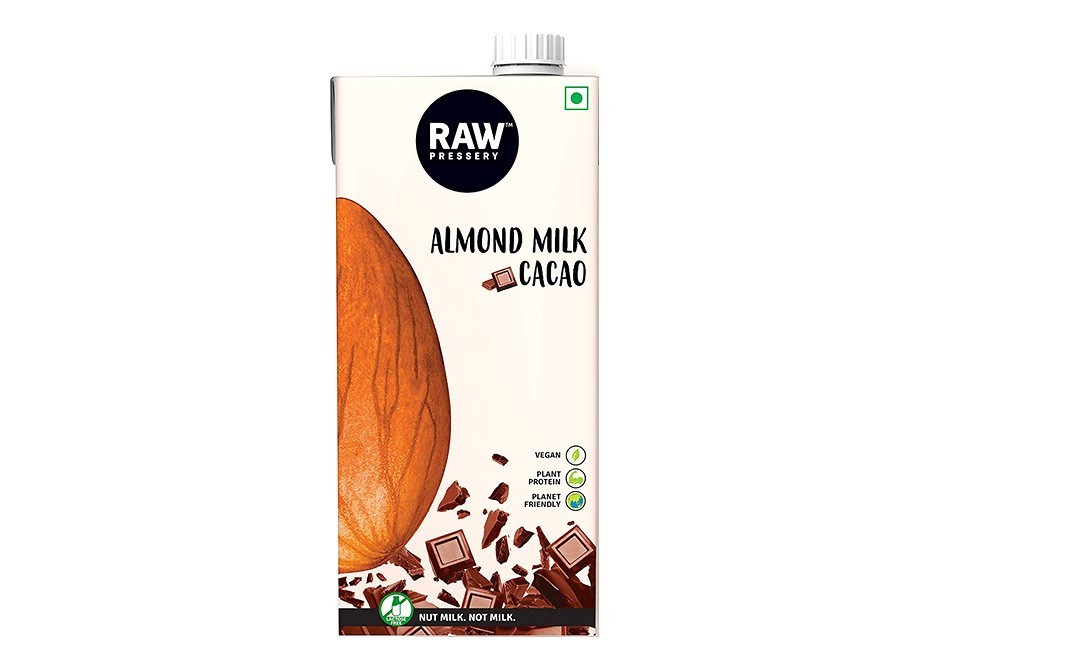 Raw Pressery Almonds Milk Cacao    Tetra Pack  1 litre